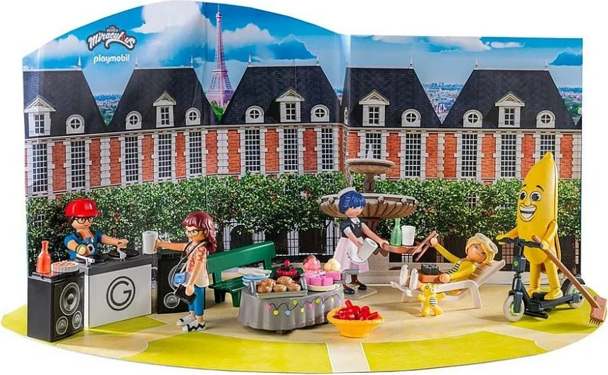 Set figurina Playmobil Miraculum Advent Calendar Picnic in Paris, 72 pjesë