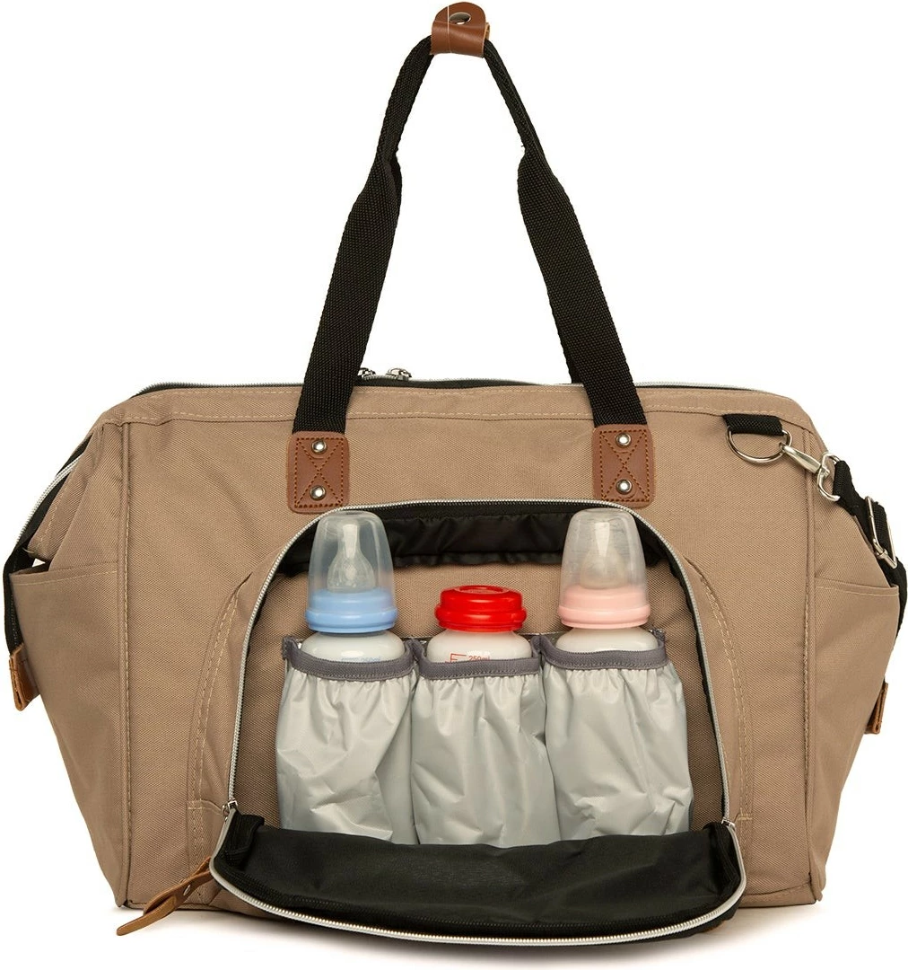 Çantë për pelena, Zoozie Bags, 2154 - 83114, ngjyrë mink