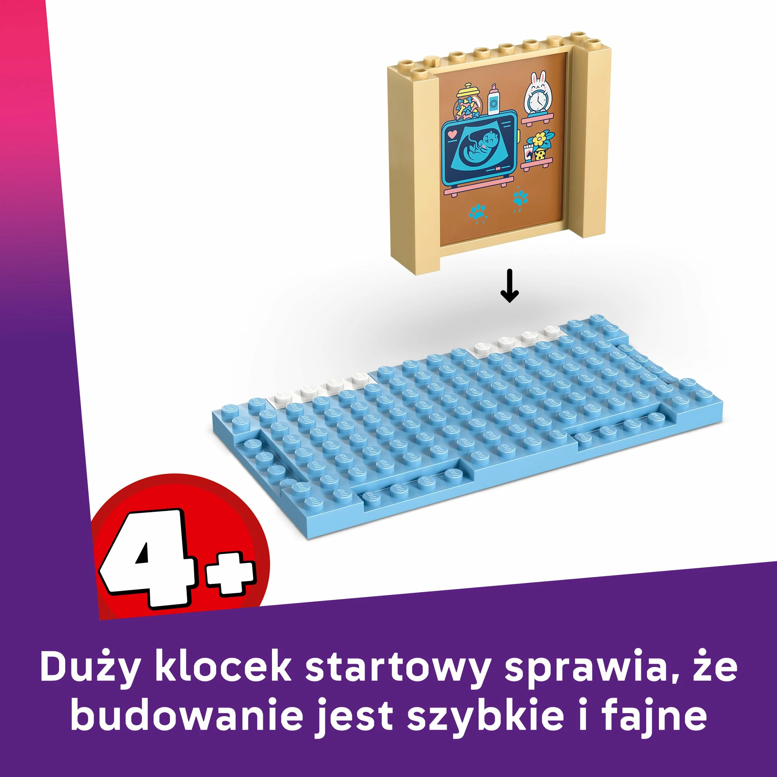 Set LEGO Friends Animal Clinic 42696, 141 pjesë (4+)
