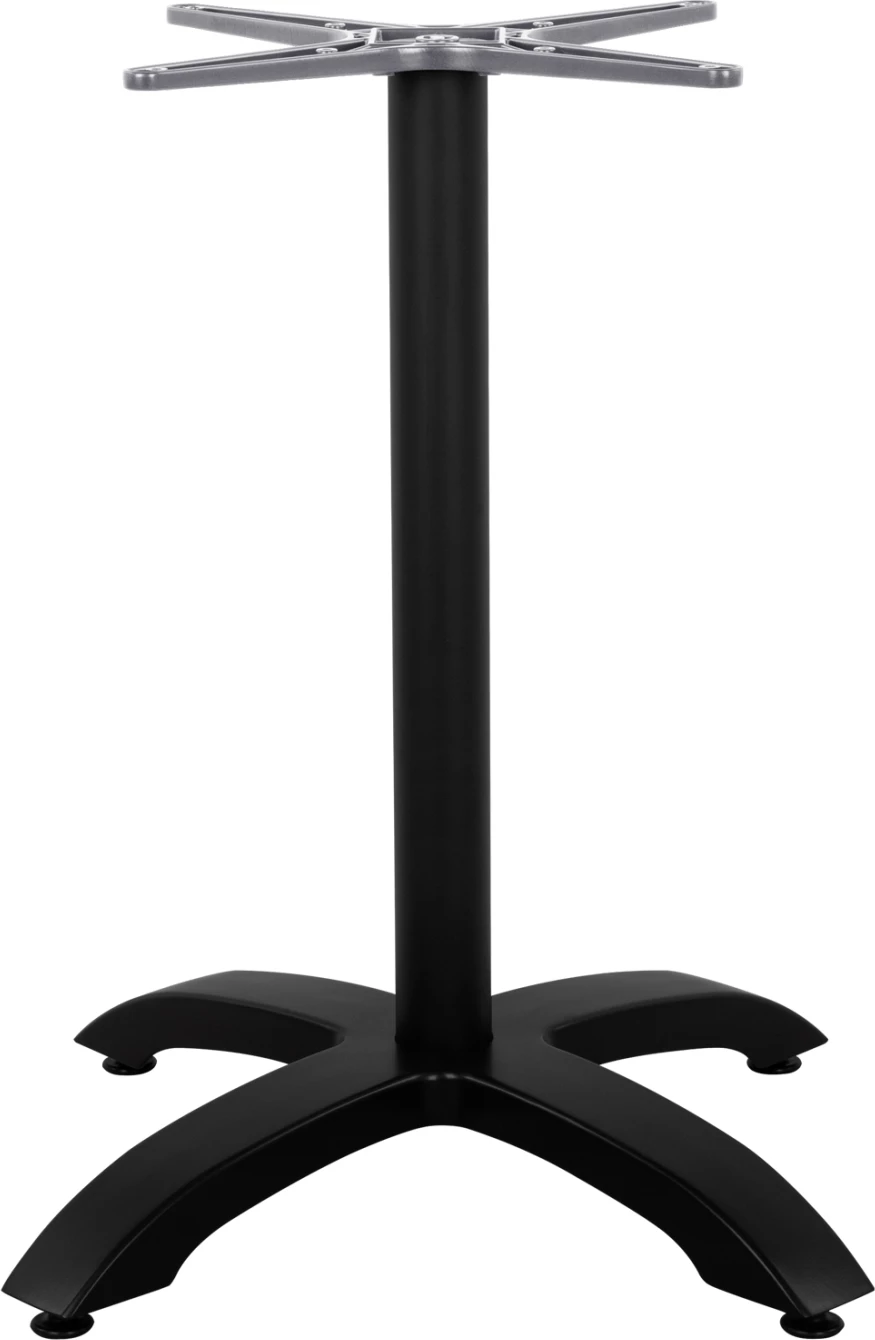 Bazë alumini FH460.01, e zezë mat, 66x66x73cm me kryq 48x48cm