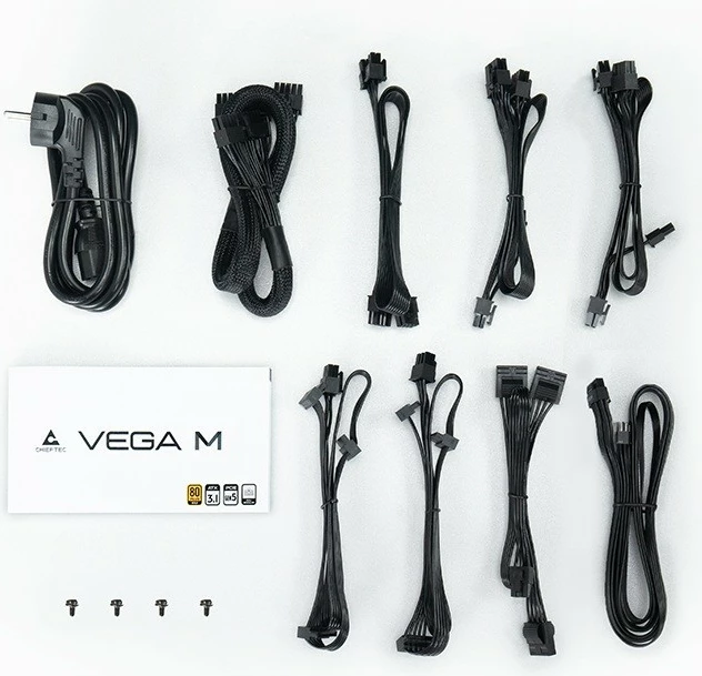 Furnizues energjie kompjuteri, Chieftec PPG-850-C VEGA M PPG-850-C, 850W 80 PLUS Gold, ATX 3.1, modular, 12VHPWR