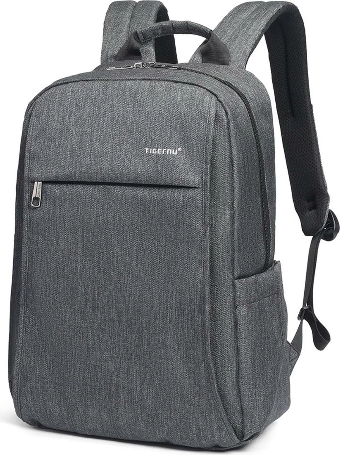 Çantë shpine laptopi Tigernu Virgo 15.6\", port USB, 30 x 15 x 43 cm, gri