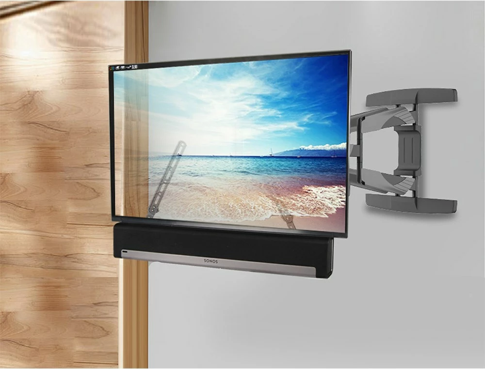 Mbajtëse universale për altoparlantë Maclean MC-912, për TV 23-65 inç, e zezë