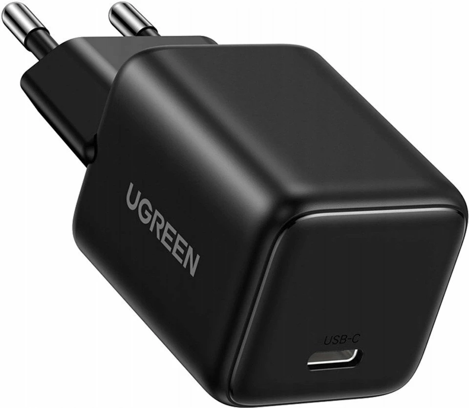 Karikues rrjeti Ugreen X513 30W GaN, 1x USB-C 3A, me kabllo USB-C 1 m, e zezë