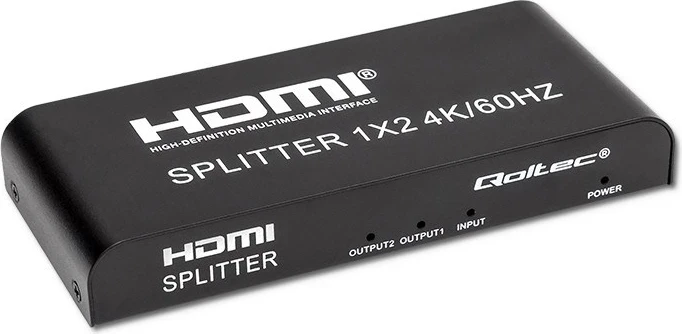 Splitter HDMI aktiv Qoltec 51797, 2 x HDMI, 4K x 2K, 60Hz, i zi
