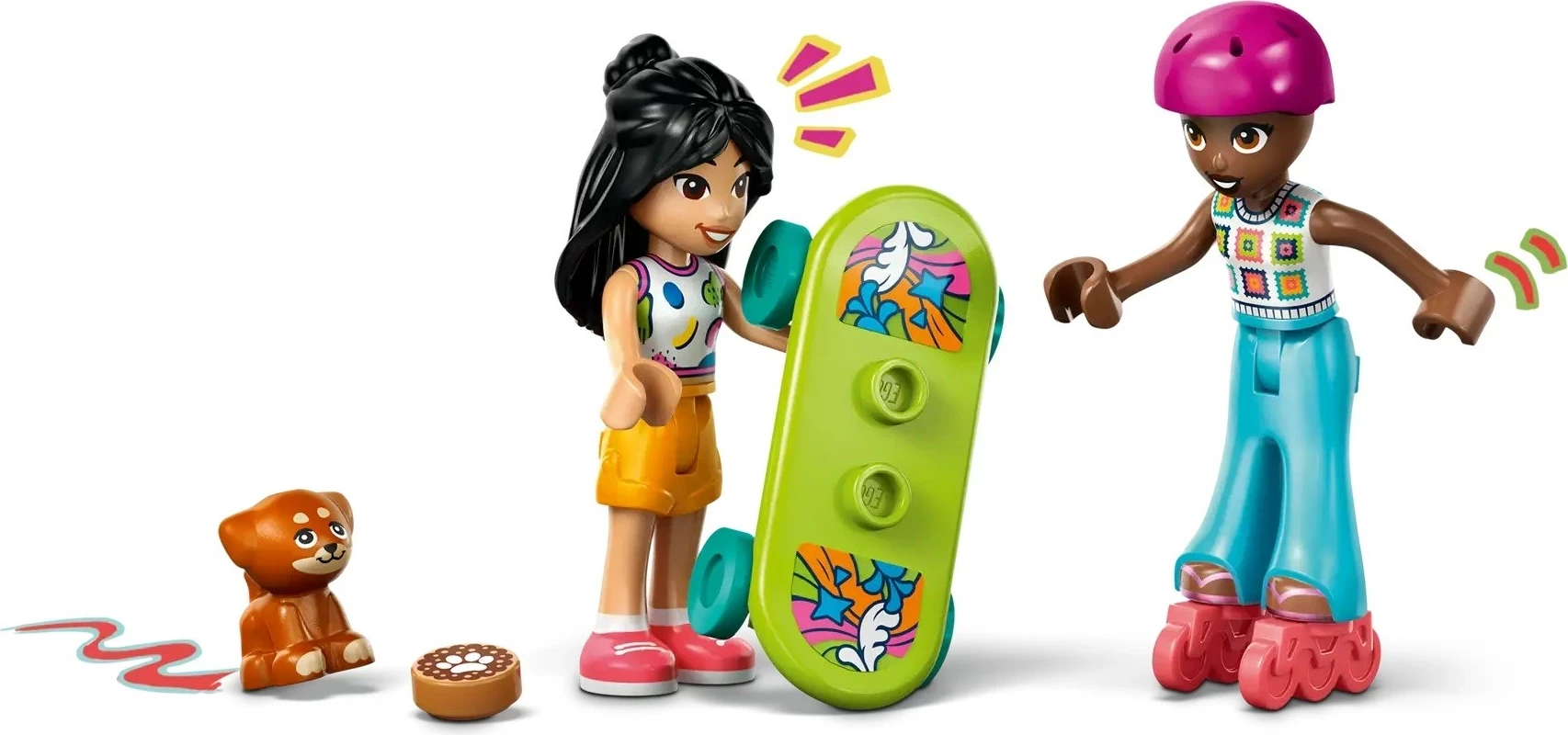 Set LEGO Friends Friendship Road-Trip Travel Car 42659, 220 pjesë, me 2 minifigura, për fëmijë 6+