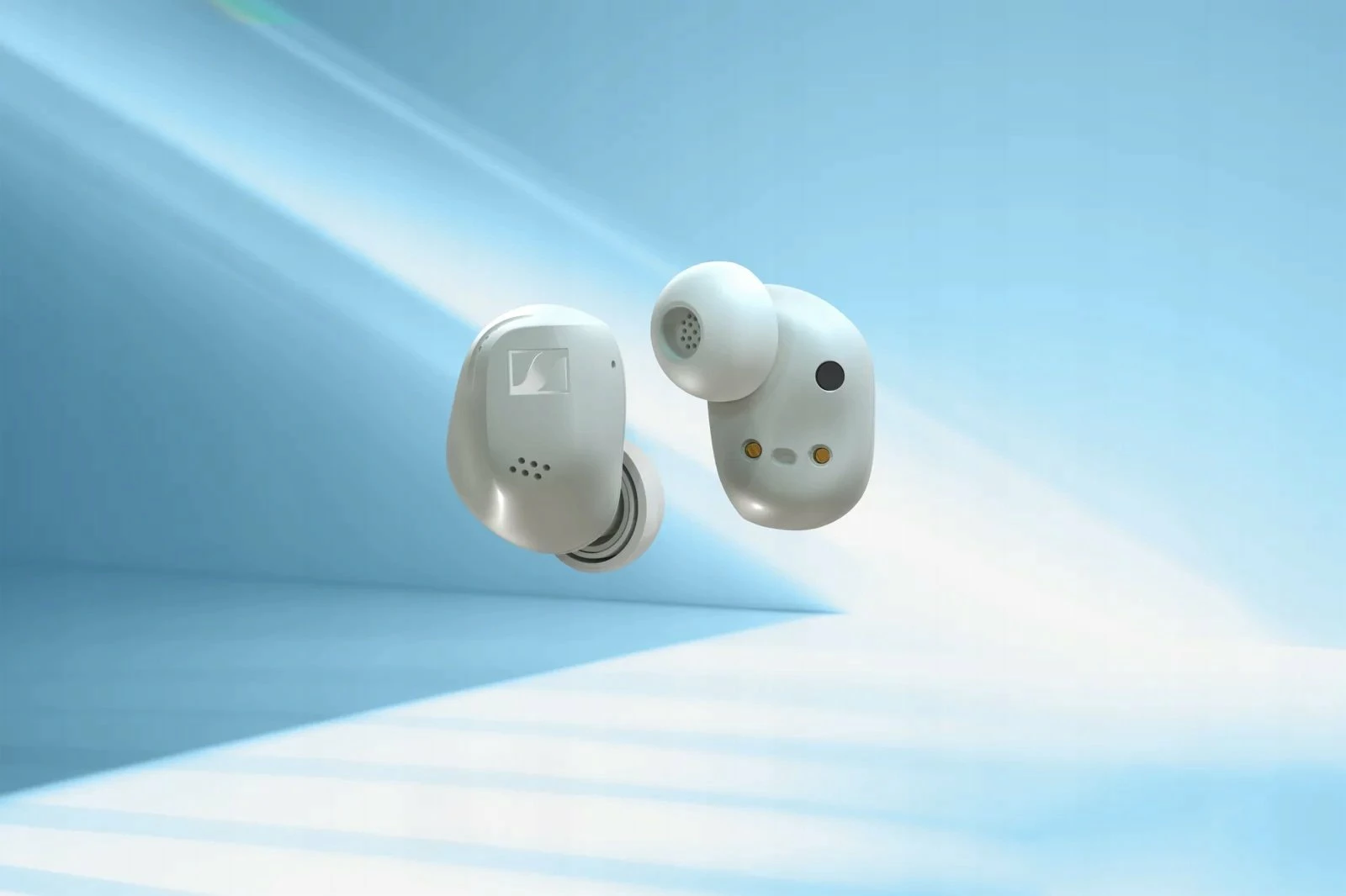Kufje Sennheiser ACCENTUM True Wireless, Bluetooth 5.3, ANC hibrid, 28 h, të bardha