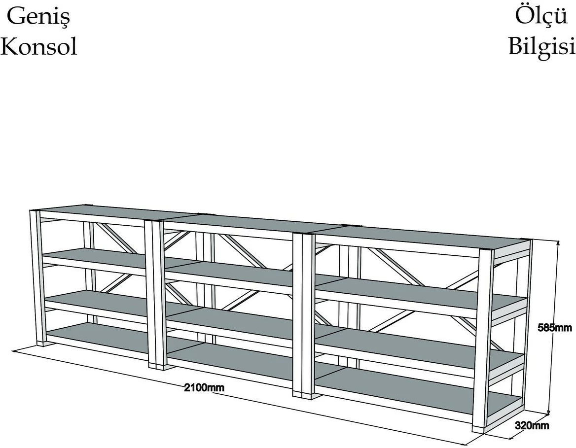Konsolë Hanah Home, Prof, ngjyrë arre dhe e zezë