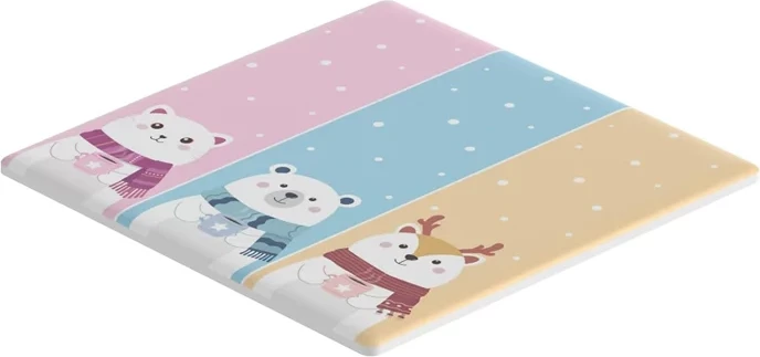 Kapak dekorativ Sonoff T5-3C-86-cartoon për çelës me prekje, plastikë, shumëngjyrësh