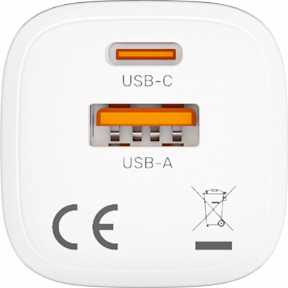 Karikues Unitek P1125AWH01-EU 33W, 1x USB-C + 1x USB-A, PD 3.0 / QC 3.0, GaN II, i bardhë