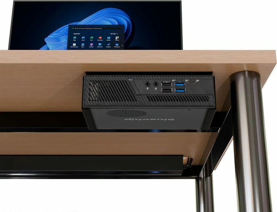 Kompjuter bluechip BUSINESSline S3137 EDU, i3 14100, 8GB RAM, 500GB SSD, Wi-Fi 6E, Bluetooth 5.3, zi