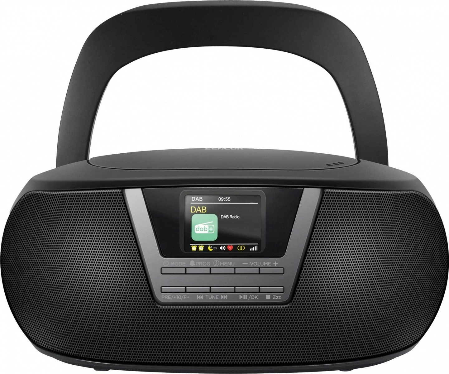 Radio boombox Sencor SPT 6200DB, CD/MP3/USB/FM/DAB+, Bluetooth, e zezë