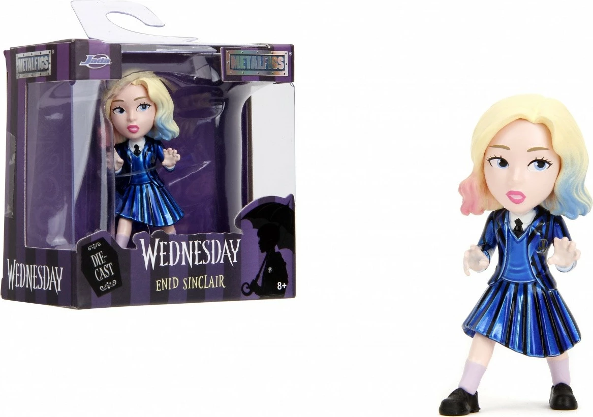 Figurë metalike JADA TOYS Wednesday, 6.5 cm, 4 lloje të ndryshme