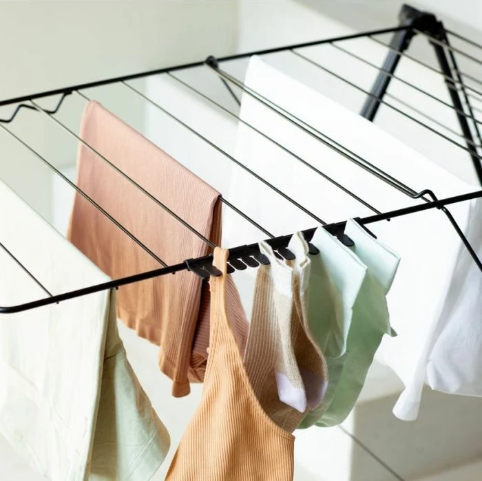 Mbajtës çorapesh Brabantia Sock Holder Double Easy, 28 vende, set 2 copë, i zi