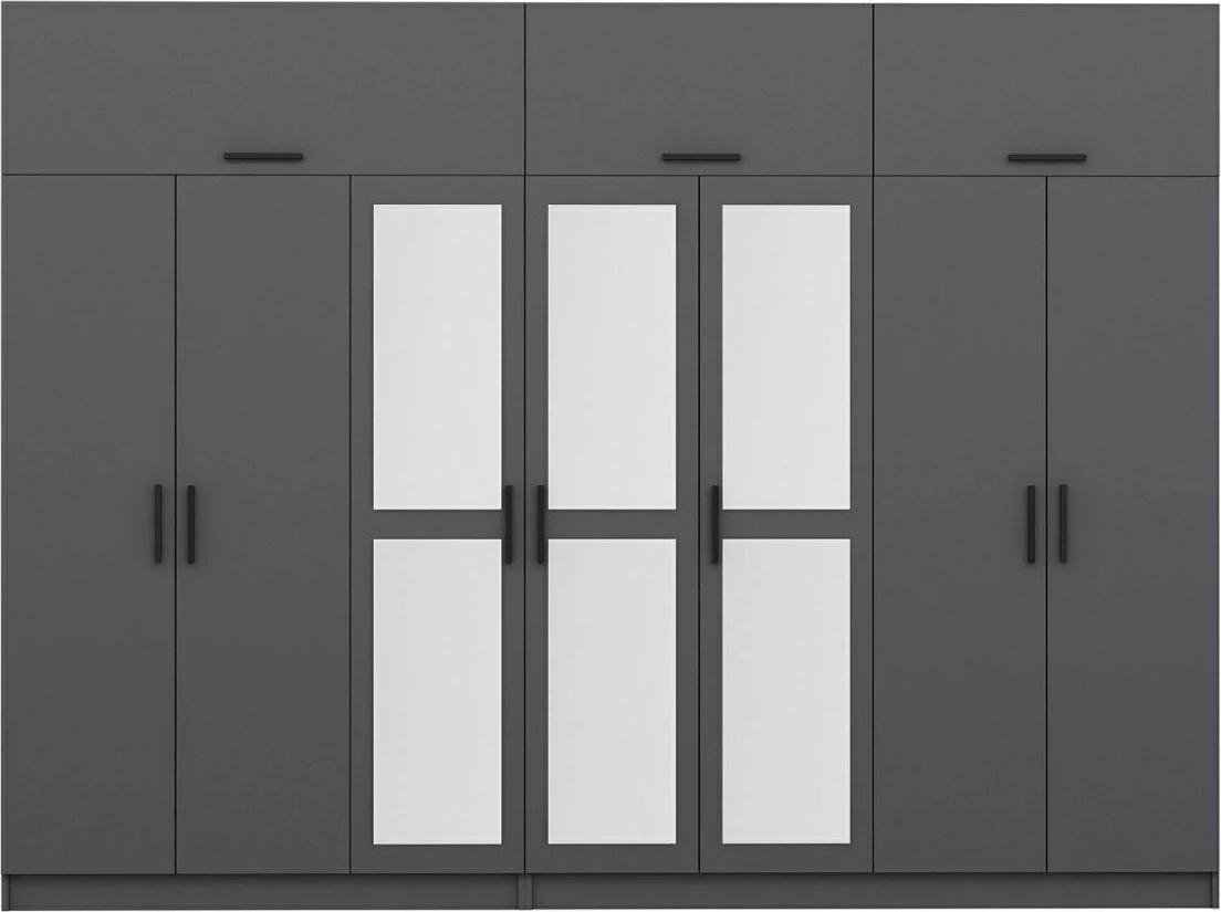 Dollap për rroba, ngjyrë antracit, Skye Decor, 5283