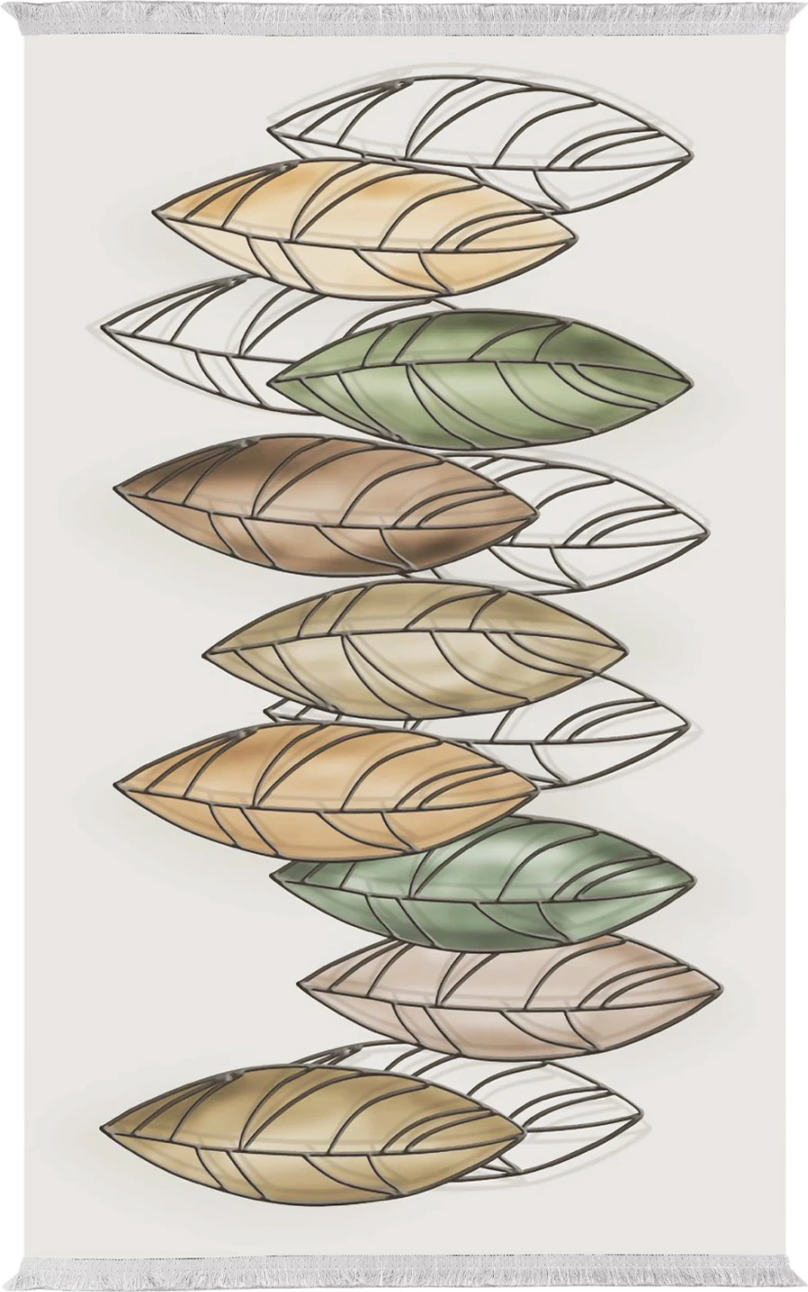 Tepih për dhomë ndeje me franja, Josiane FH7677.36, 120x170