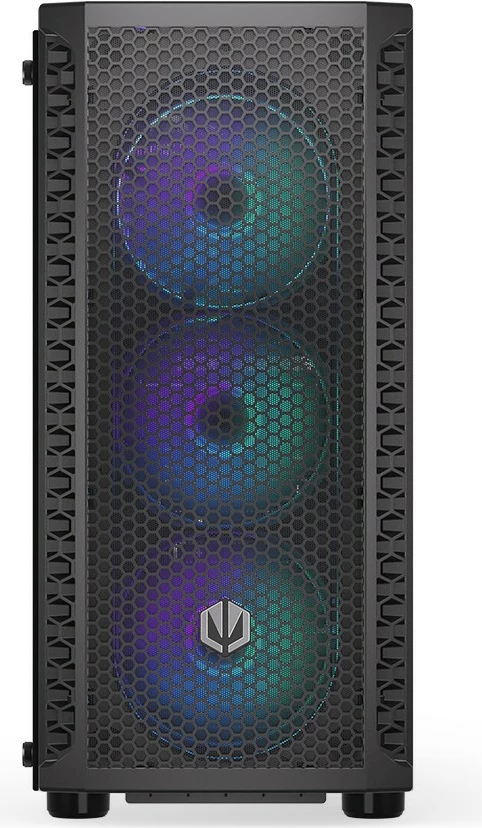 Kasë Endorfy Signum 300 ARGB, Midi Tower, xham i fortë, 4 ventilatorë ARGB, e zezë