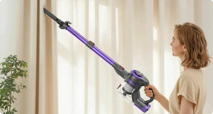 Fshesë me bateri Yaber L10 56AW, 170W, HEPA, 0.6L, 1.3kg, vjollcë/zezë