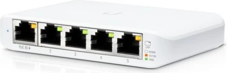 Switch Ubiquiti UniFi USW Flex Mini, EU, Bardhë