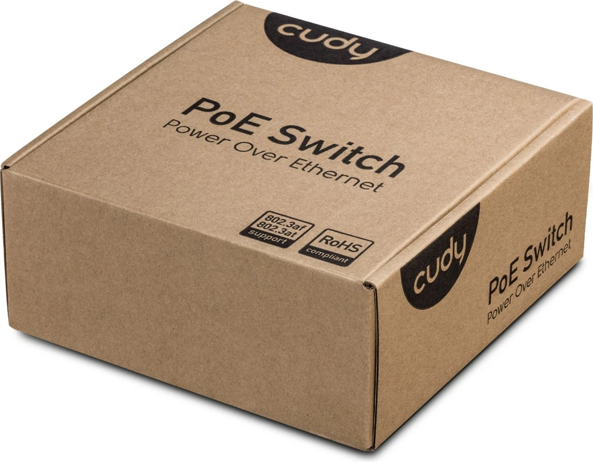 Switch Cudy GS1005P, Gigabit Ethernet, PoE, Rack mounting
