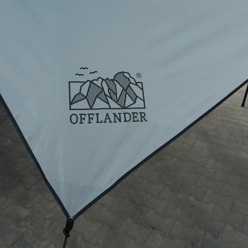 Tendë anësore për çadër mbi veturë Offlander, gri