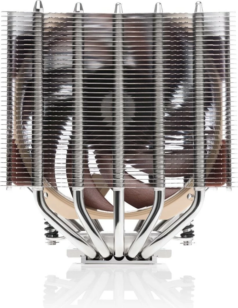 Ftohës ajri NOCTUA NH-D12L për procesor, 125mm, 2000RPM, ngjyrë argjend/kafe