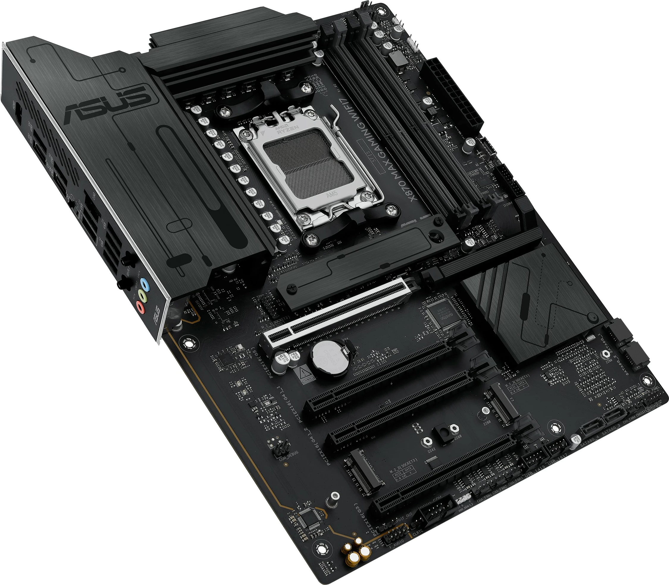 Pllakë amë ASUS X870 MAX GAMING WIFI7, Socket AM5, DDR5, ATX, Wi-Fi 7, e zezë