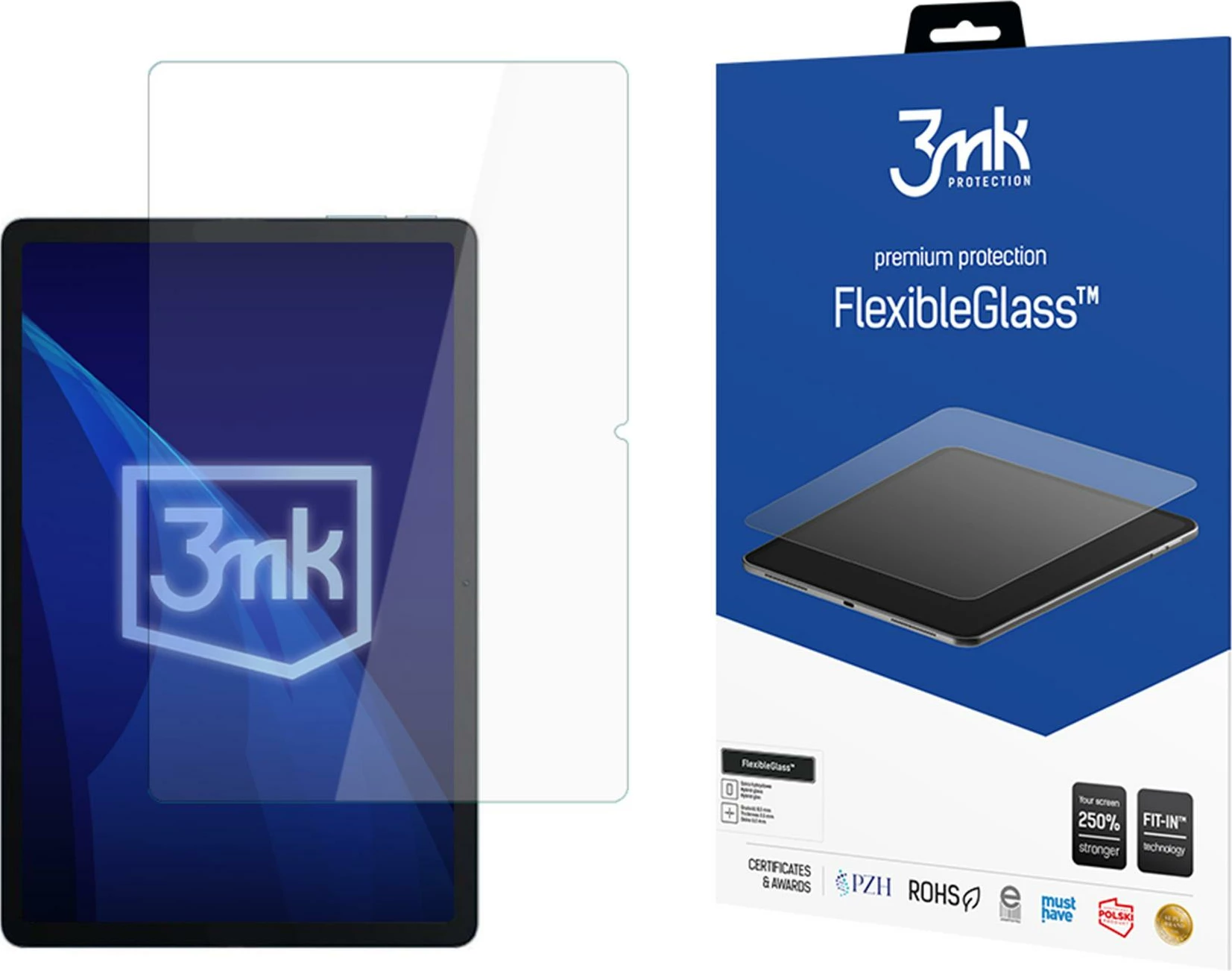 Xham mbrojtës hibrid 3mk FlexibleGlass për Blackview Tab 90