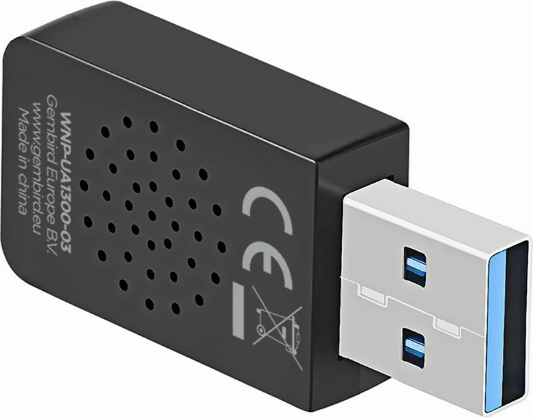 Adaptues Wi-Fi USB Gembird AC1300, i kompakt