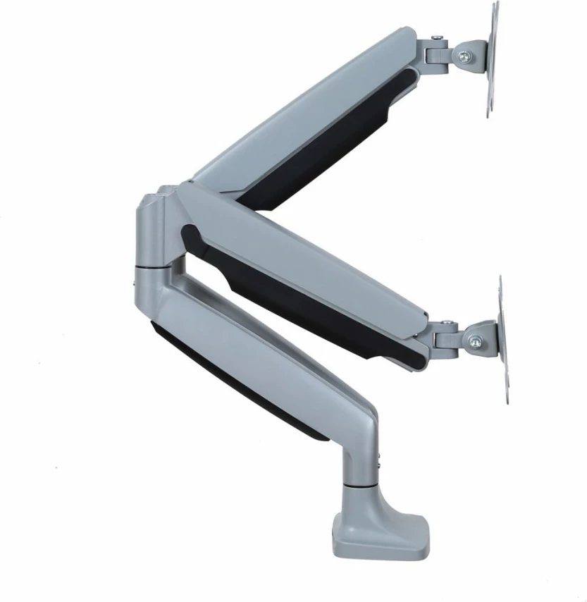 Mbajtëse tavoline me gaz për 2 monitorë ART RAMM L-36HD, 17-35", Metal, E zezë