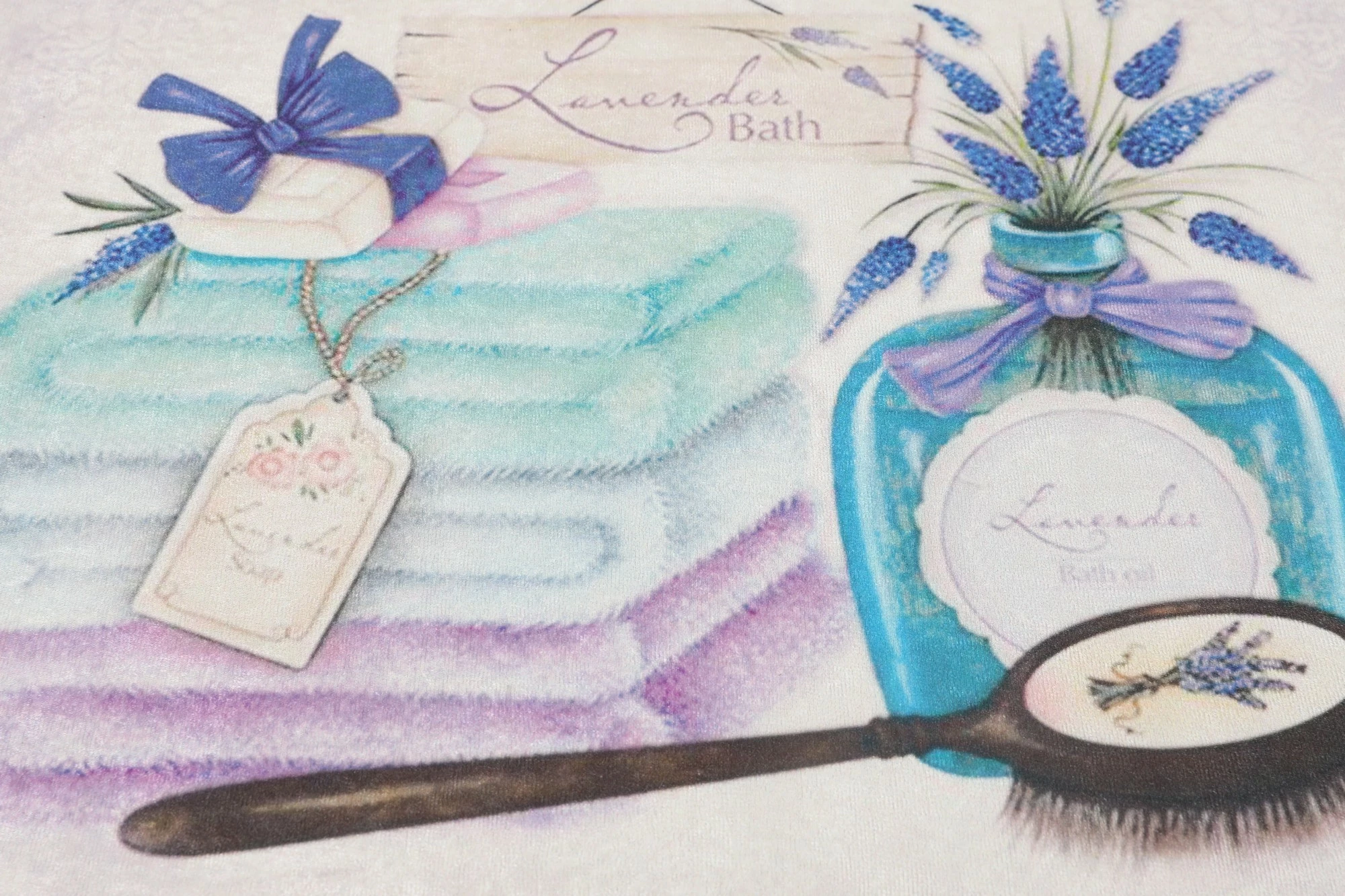 Tapet për banjo Mijölnir, ngjyrë lavandë, Djt, 40x60cm