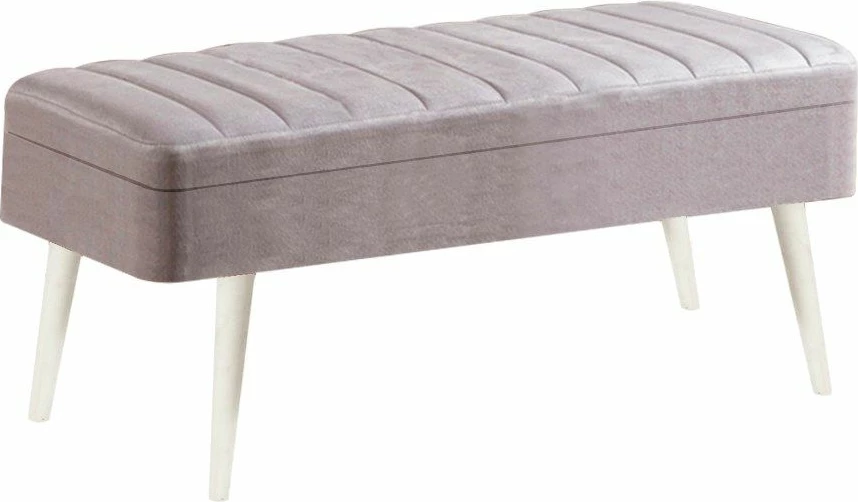 Set tavoline me karrige për ngrënie, e zgjatshme, 4 pjesë, Skye Decor, Vina 0701 - 3, e bardhë, gri