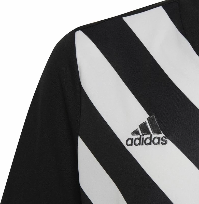 Maicë për fëmijë adidas, e zezë dhe e bardhë