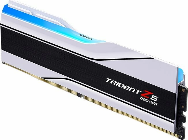 RAM Memorje G.Skill Trident Z5 Neo RGB F5-6400J3239G16GX2-TZ5NRW, DDR5 32GB (2x16GB) 6400MHz CL32 UDIMM, bardh e zi