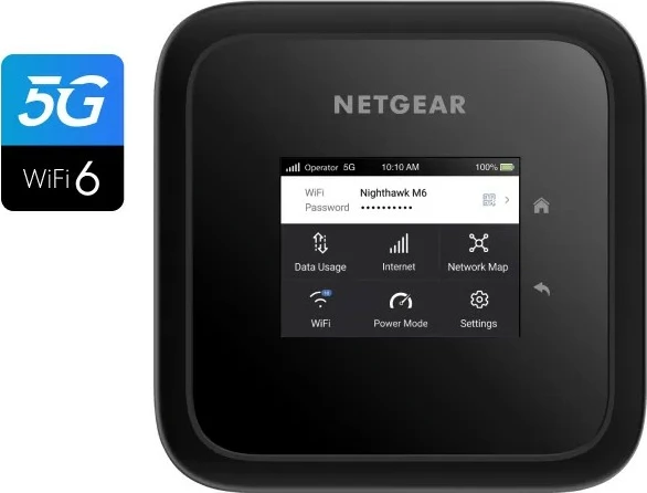 Router celular NETGEAR Nighthawk M6, i zi, 5G, Wi-Fi 6