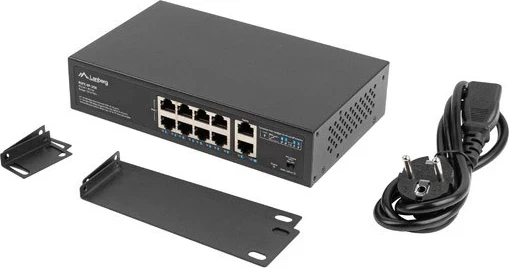 Switch Lanberg RSFE-8P-2GE-120, i zi