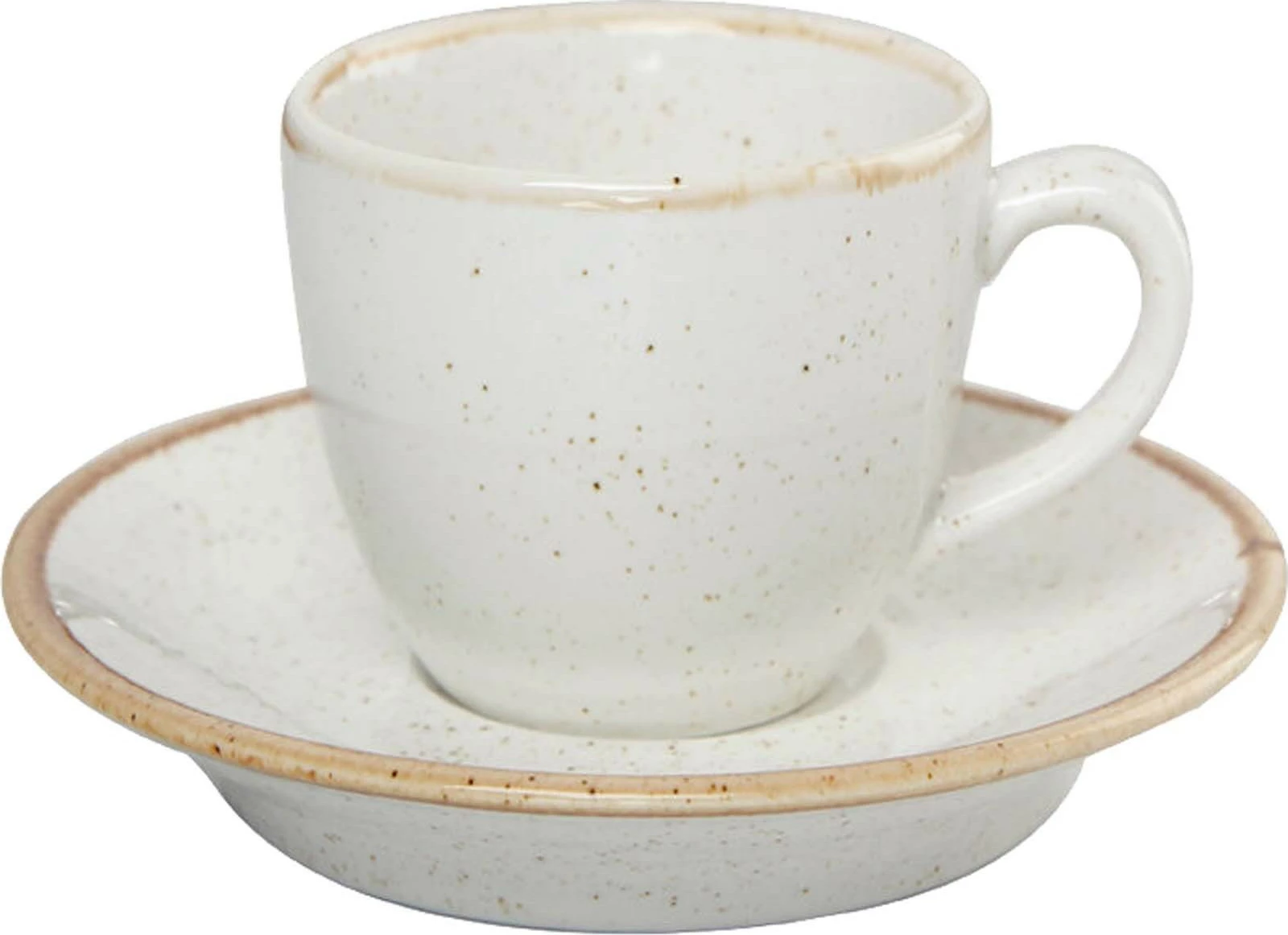 Filxhan espresso Porland Seasons Sand 80 ml, krem, set 6 copë
