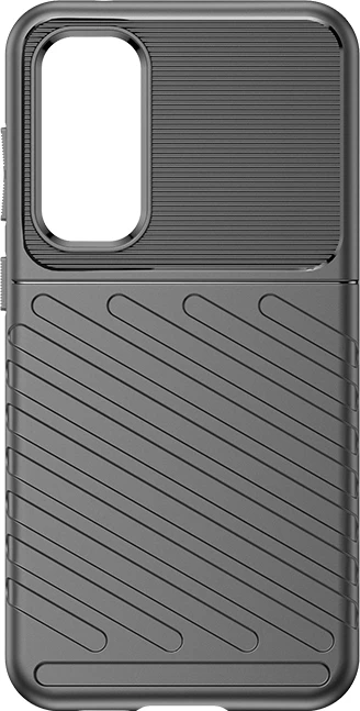 Mbështjellës Hurtel Thunder Case për Samsung Galaxy S23 FE, TPU, zi