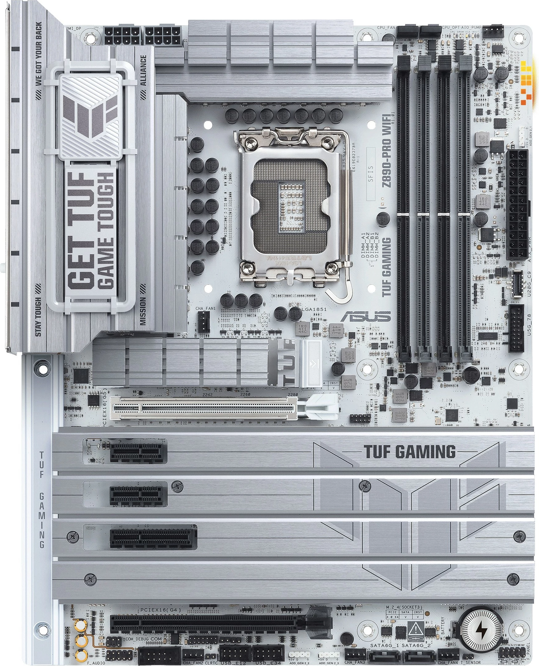 Pllakë amë ASUS TUF GAMING Z890-PRO WIFI, Intel, LGA 1851, DDR5, 192 GB