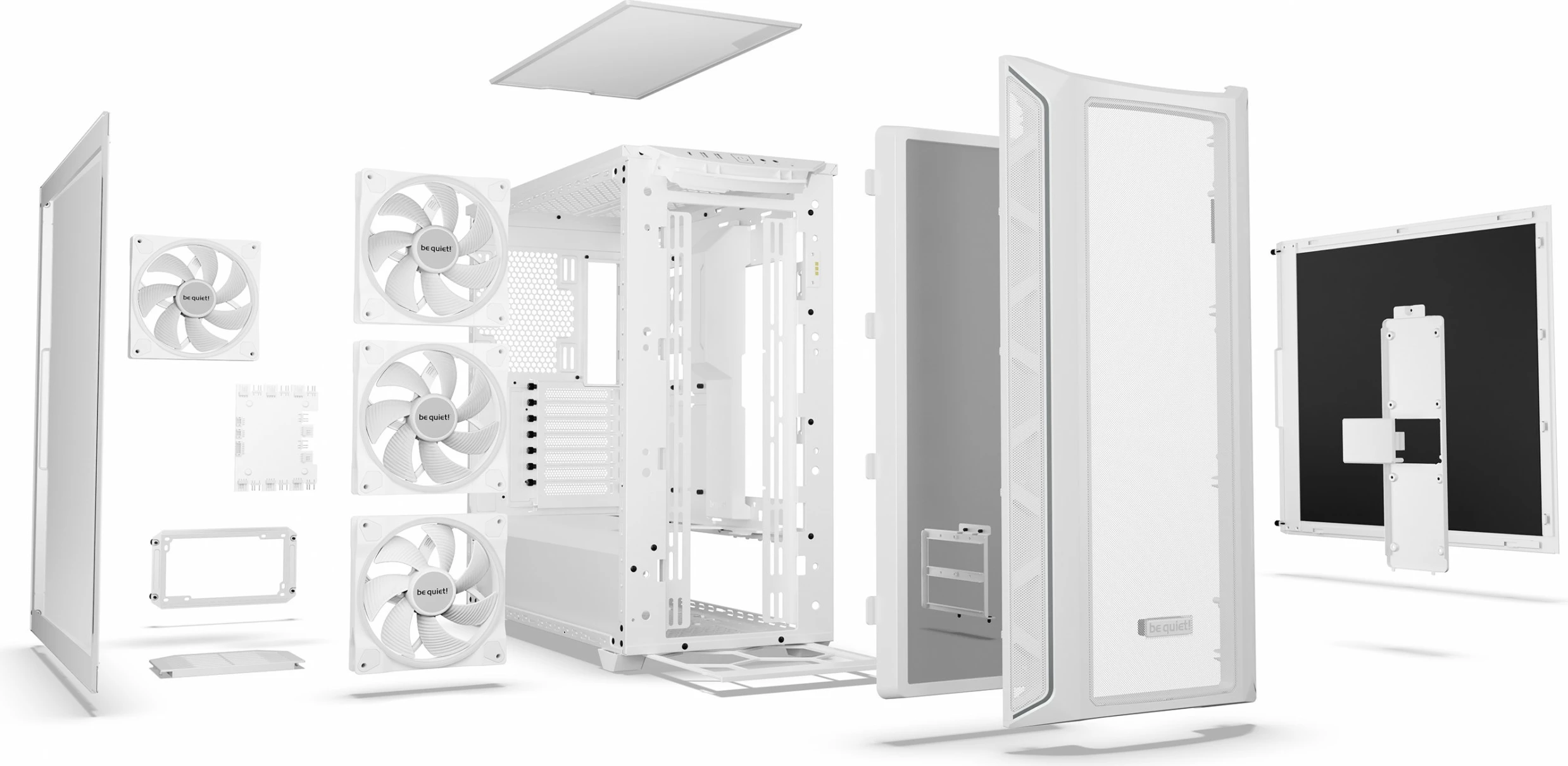 Kasë be quiet! Shadow Base 800 FX White, Midi Tower, PC, ATX, EATX, micro ATX, Mini-ITX, e bardhë