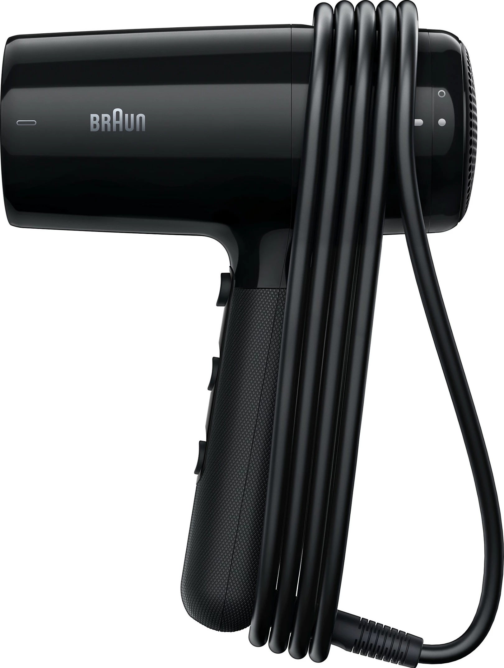Tharëse flokësh Braun HD 2.2, e zezë