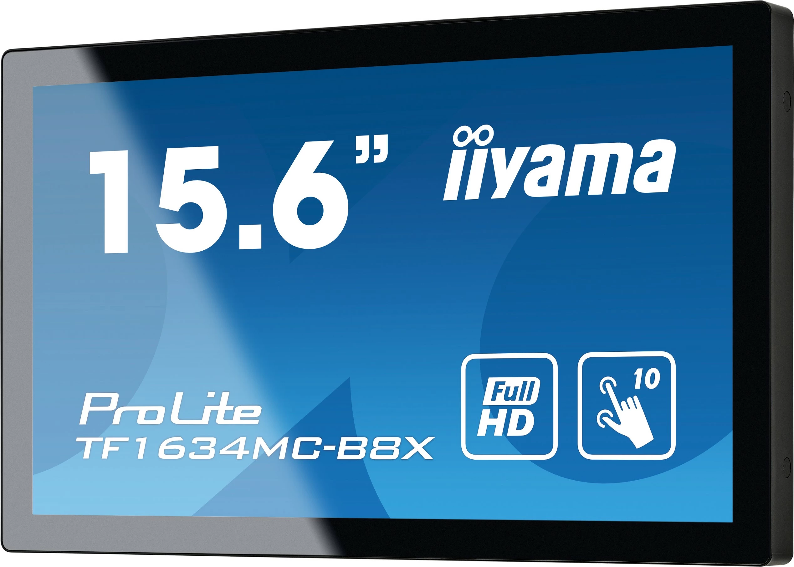 Monitor iiyama ProLite TF1634MC-B8X, 15.6", Full HD, LED, e zezë