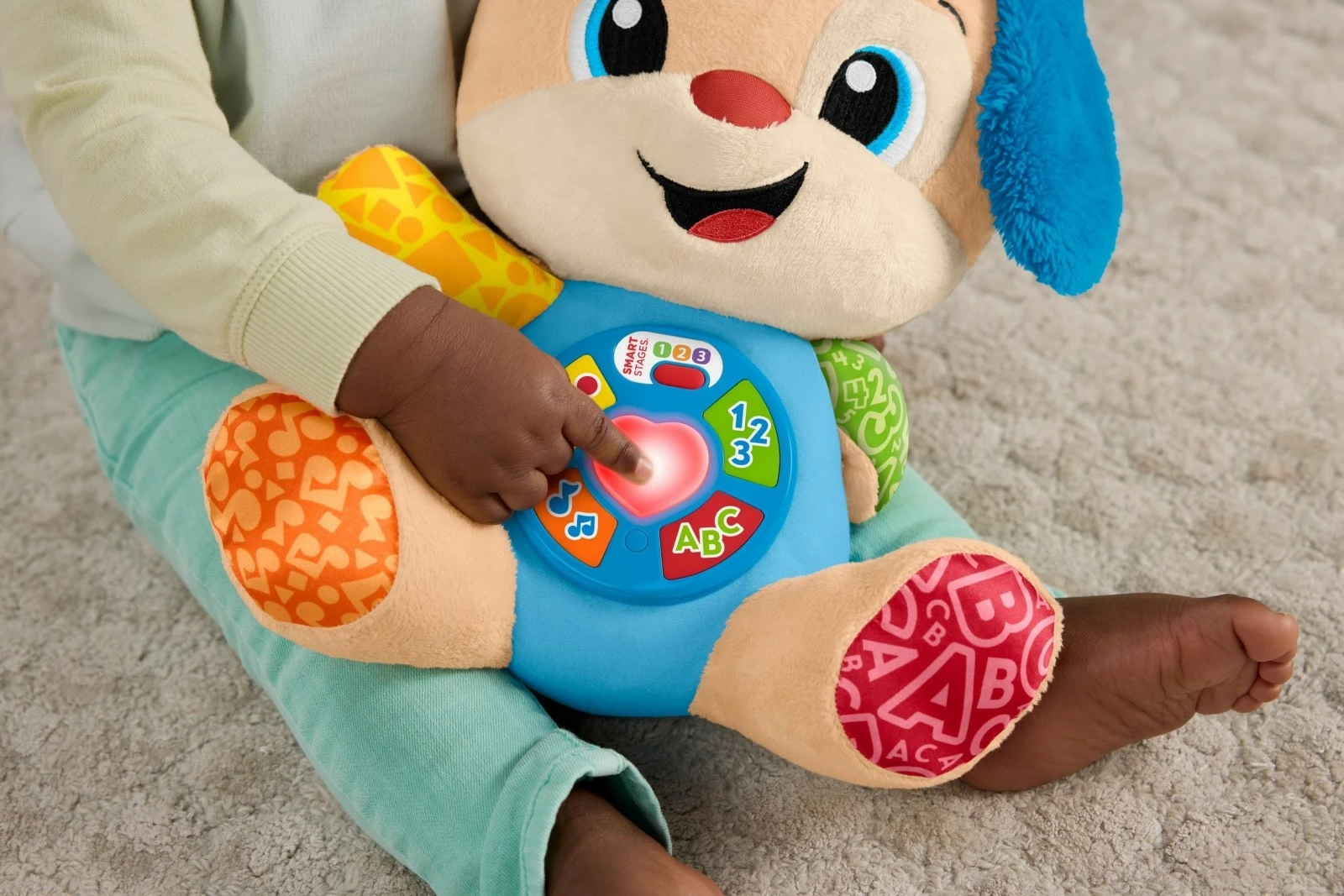 Lodër edukative Fisher Price Laugh & Learn Smart Stages Puppy, JFD27, shumëngjyrëshe