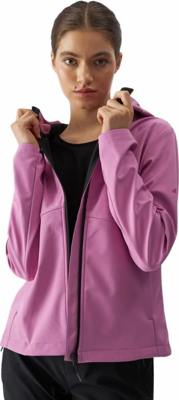 Jakne softshell 4F femra, rozë