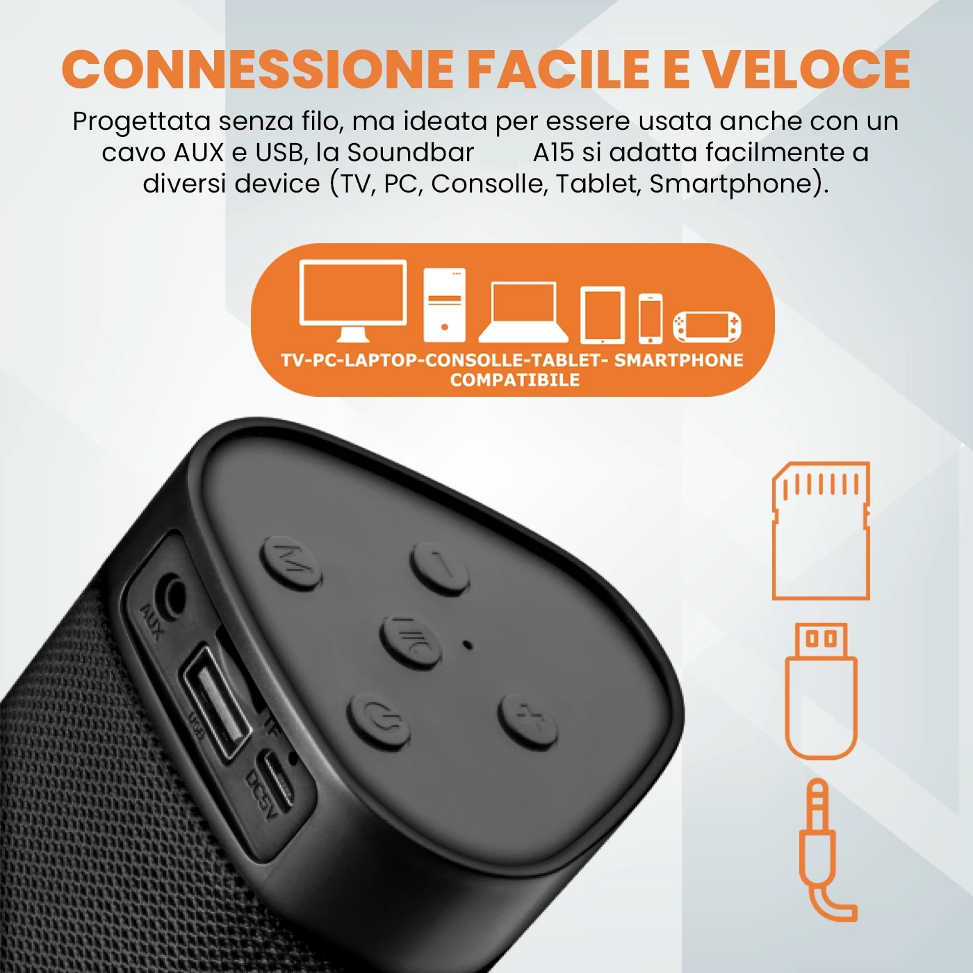 Soundbar Fenner A15 Blue Camo