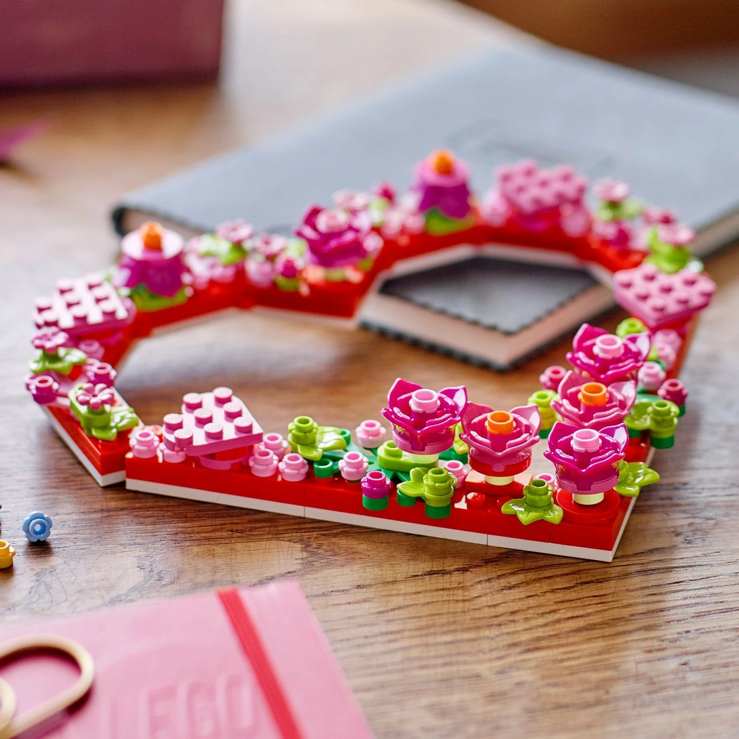 Set ndërtimi LEGO, Ornament Zemër, 254 copë, Multingjyrësh