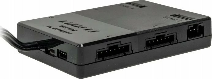Kontroller ventilatorësh Lian Li UNI HUB SL-INF 12SLIN-CONT3B, deri 16 ventilatorë ARGB PWM, L-Connect 3, i zi, set me kabllo