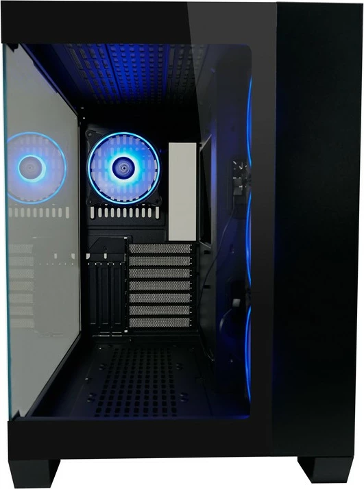 Kasë LC-Power 809B Dark Storm_X, Midi Tower, ATX, RGB, e zezë