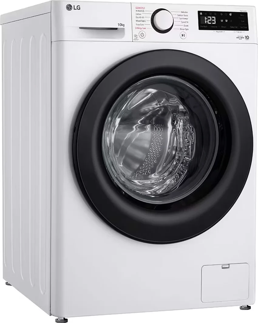 Lavatrice LG F4WR510SBW 10 kg 1400 rpm larje me avull klasa A e bardhë