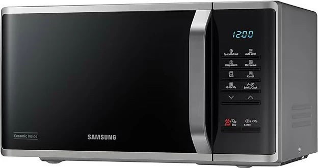Mikrovalë me grill Samsung MG23K3523AS, argjendtë/zezë